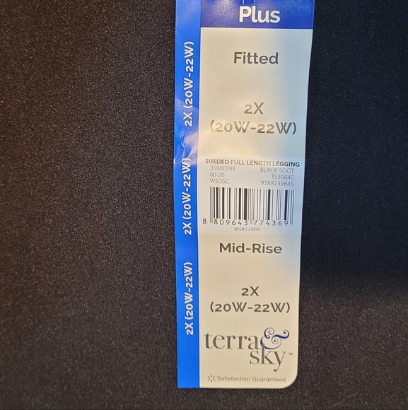 Black plus size leggings - Picture 5 of 8